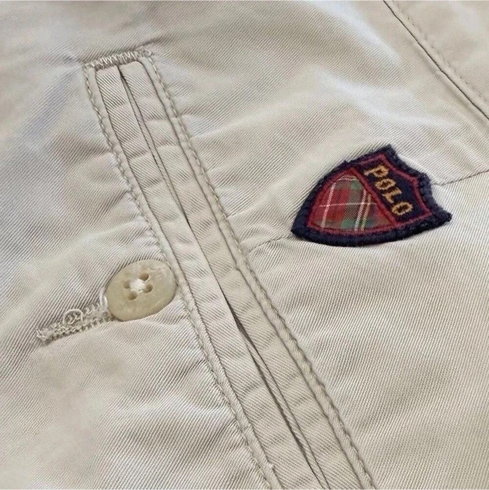 Polo Golf Ralph Lauren Khaki Golf Pants Mens 32x30 Classic Fit Shield Patch